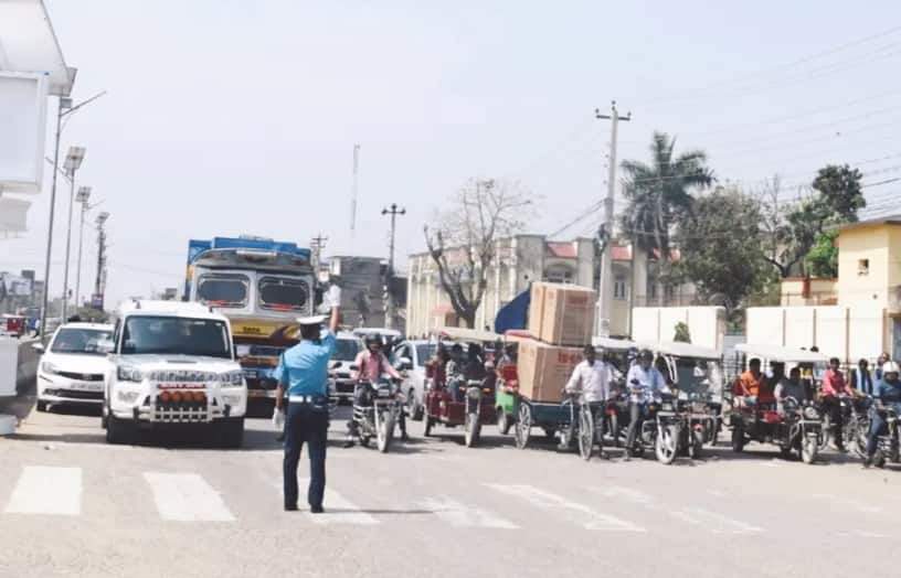 बाँके ट्राफिकले दुर्घटना न्युनिकरणका लागि सुरु गर्यो हरेक दिन प्रशिक्षण कार्यक्रम