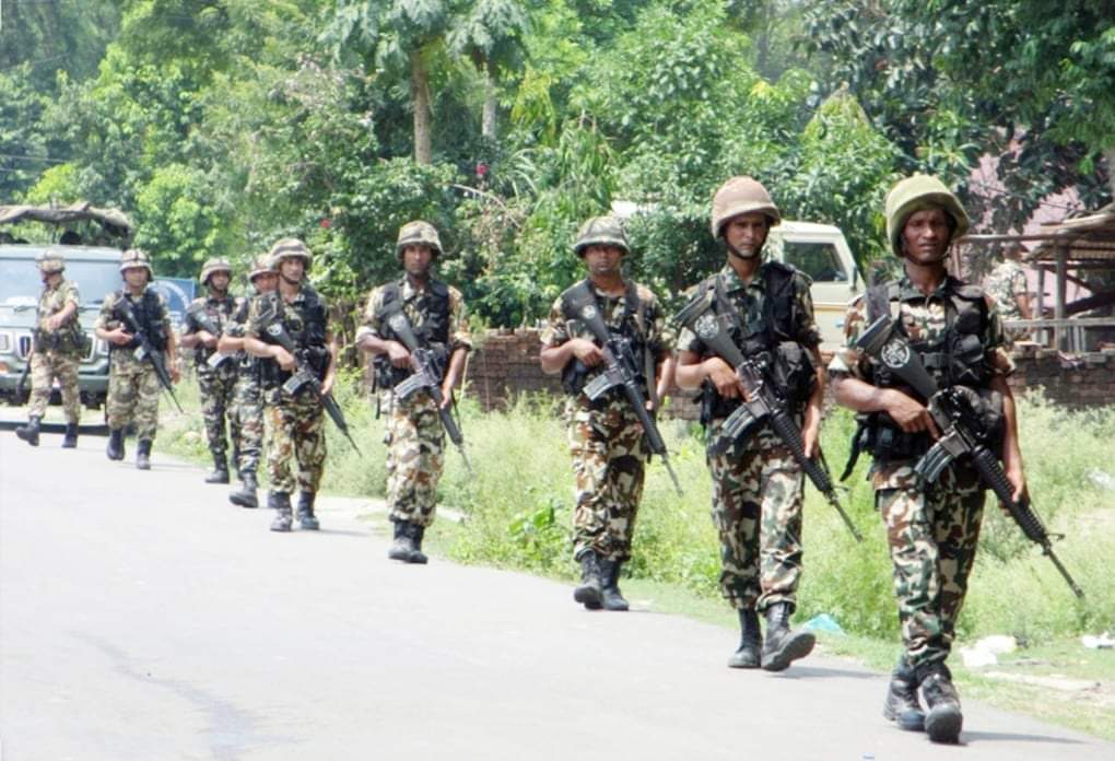 नेपालगन्जमा कर्फ्युको समयमा नेपाली सेना परिचालन