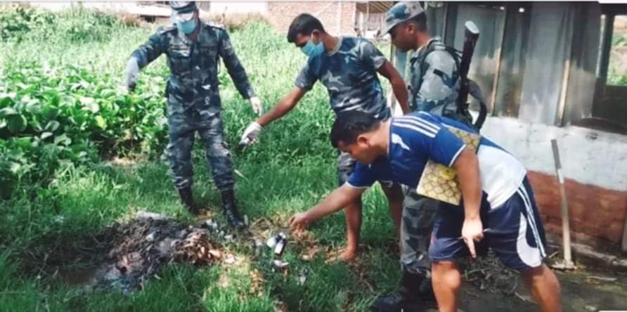 सशस्त्र प्रहरीले लागूऔषधसहित एकजना पक्राउ