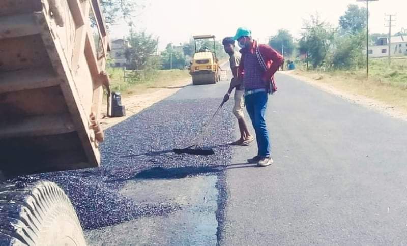 गत बर्षकाे बजेट यस बर्ष सक्दै नर्ति देखि अर्जुनखाेला सम्मकाे सडक कालेपत्रे गदै