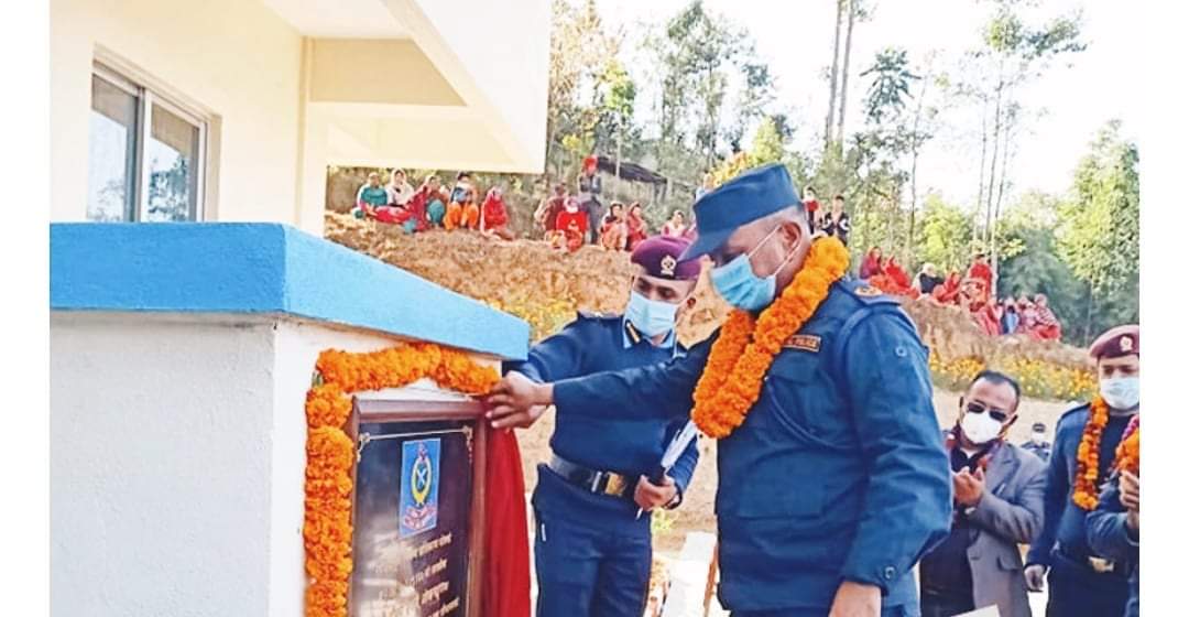 DIG कार्कीले नवनिर्मित दुई वटा प्रहरी भवनको उद्घाटन