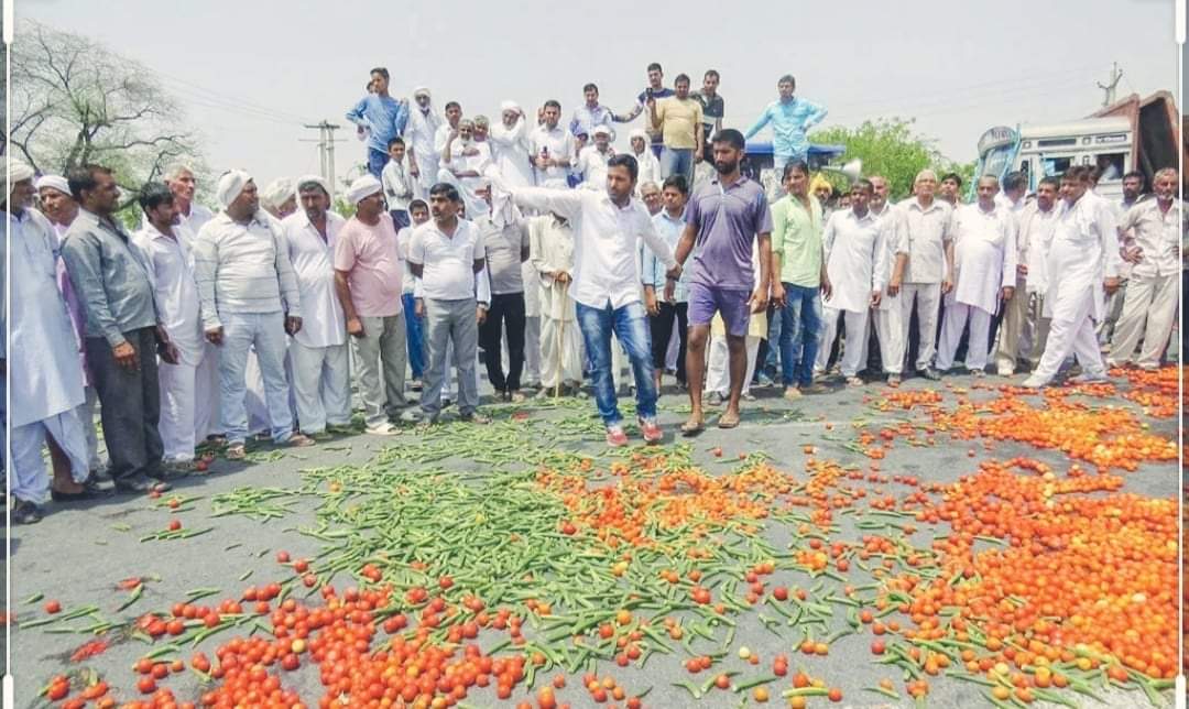 भारत बन्दको आह्वान गरे आन्दोलनरत किसानहरुले