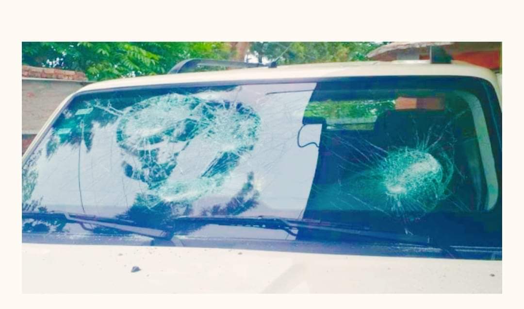 नेकपाका नेताको गाडी तोडफोड, कार्यक्रम नगर्न धम्की