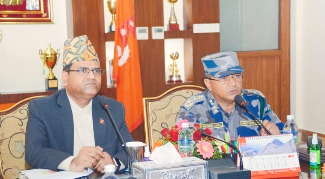 गृह सचिवको निर्देश अवैध चोरी पैठारी रोक्न सशस्त्रलाई