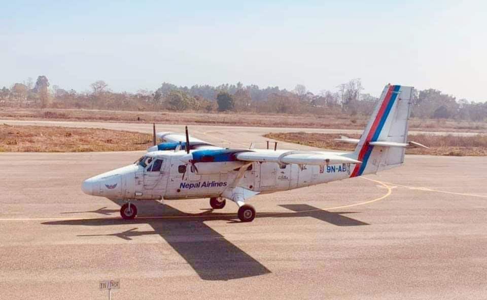 तुल्सीपुर एयरपोर्टमा ईन्धन डिपोको निर्माण कार्यको प्रक्रिया शुरु