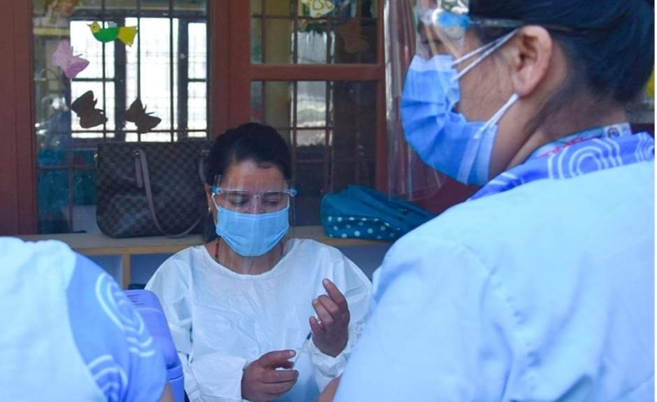 कोभिडको दोस्रो डोज खोप लागाउन शुरु