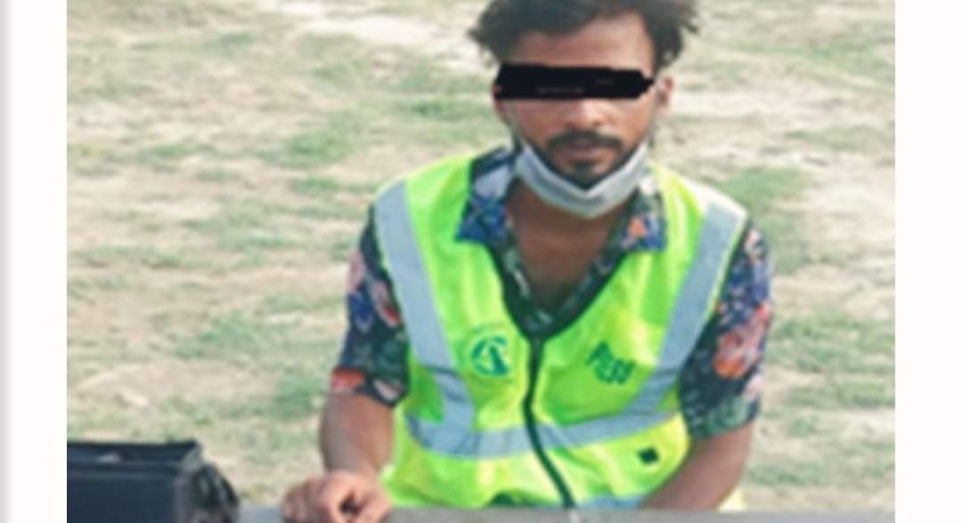 कंचनपुरमा प्रेसको ज्याकेट लगाएर लागुऔषध ओसार्ने एकजना पक्राउ