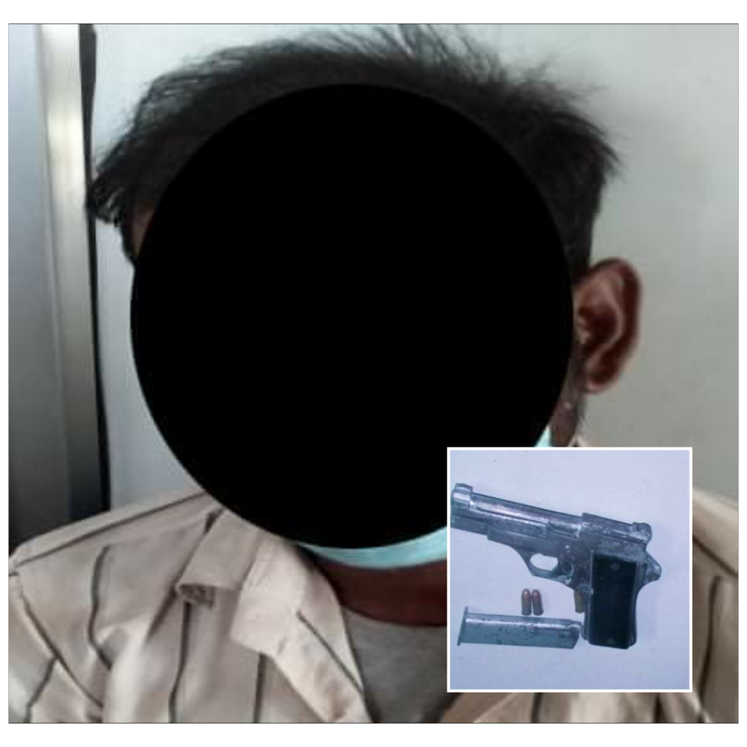 बाँके प्रहरीले अटोमेटिक पेस्तोलसहित एकजना पक्राउ