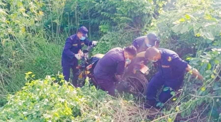 दाङमा मोटरसाइकल दुर्घटना हुँदा एक जनाको मृत्यु