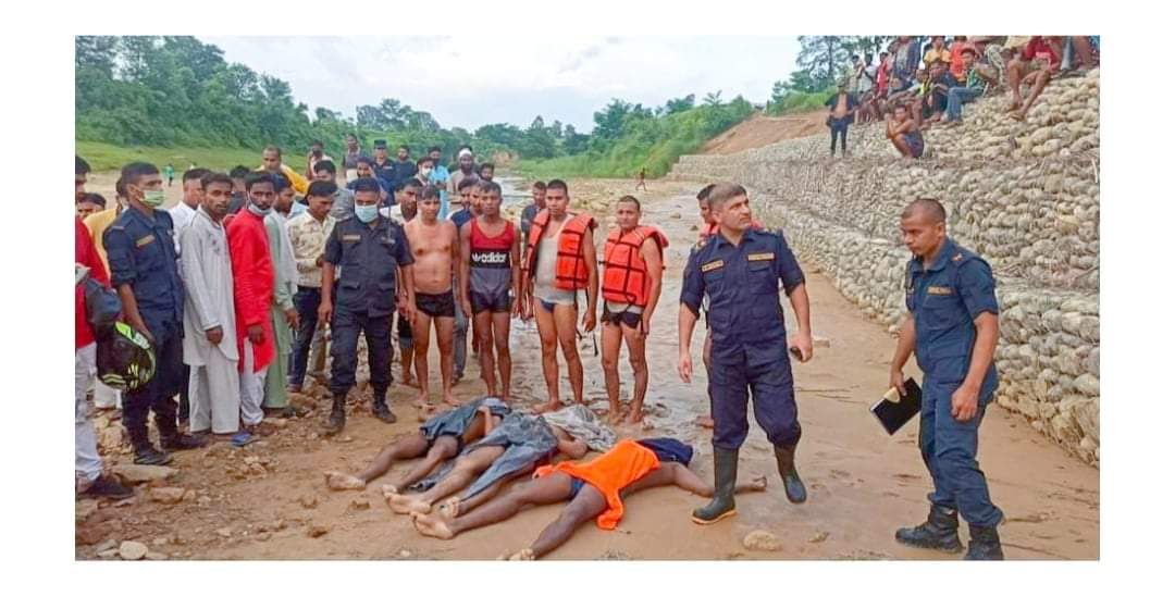 बाँकेमा पौडी खेल्ने क्रममा नेपालगन्जका ३ जना युवाको मृत्यु