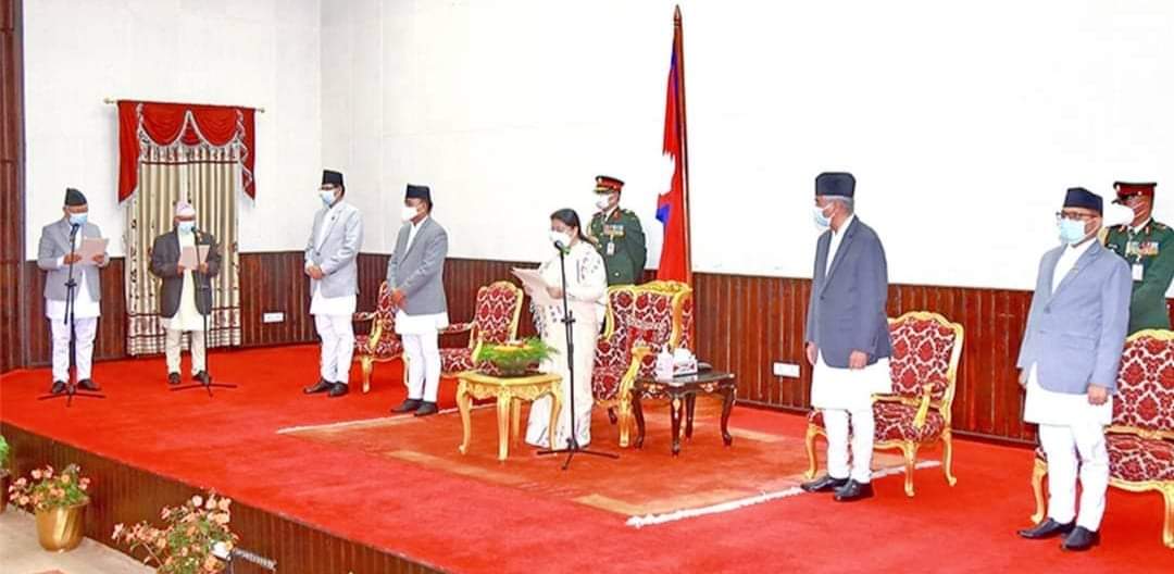 राष्ट्रपति विद्यादेवी भण्डारी मार्फत दुई प्रदेश प्रमुखले लिए सपथ