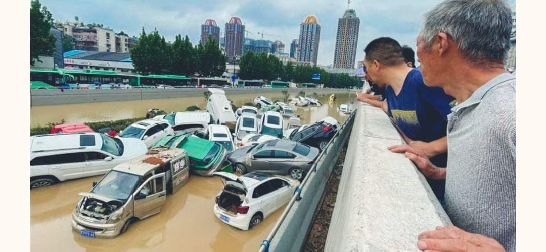 चीनमा भीषण बाढी आउँदा २५ जनाको मृत्यु, ७ जना बेपत्ता