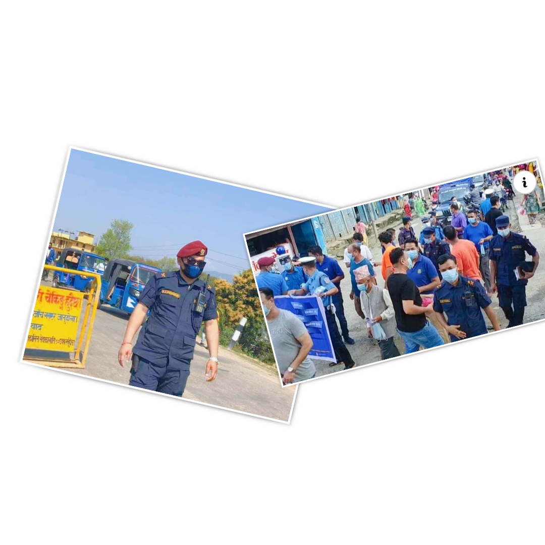 नेपाल प्रहरीले ८ हजार १२३ जनालाई नि:शुल्क मास्क वितरण