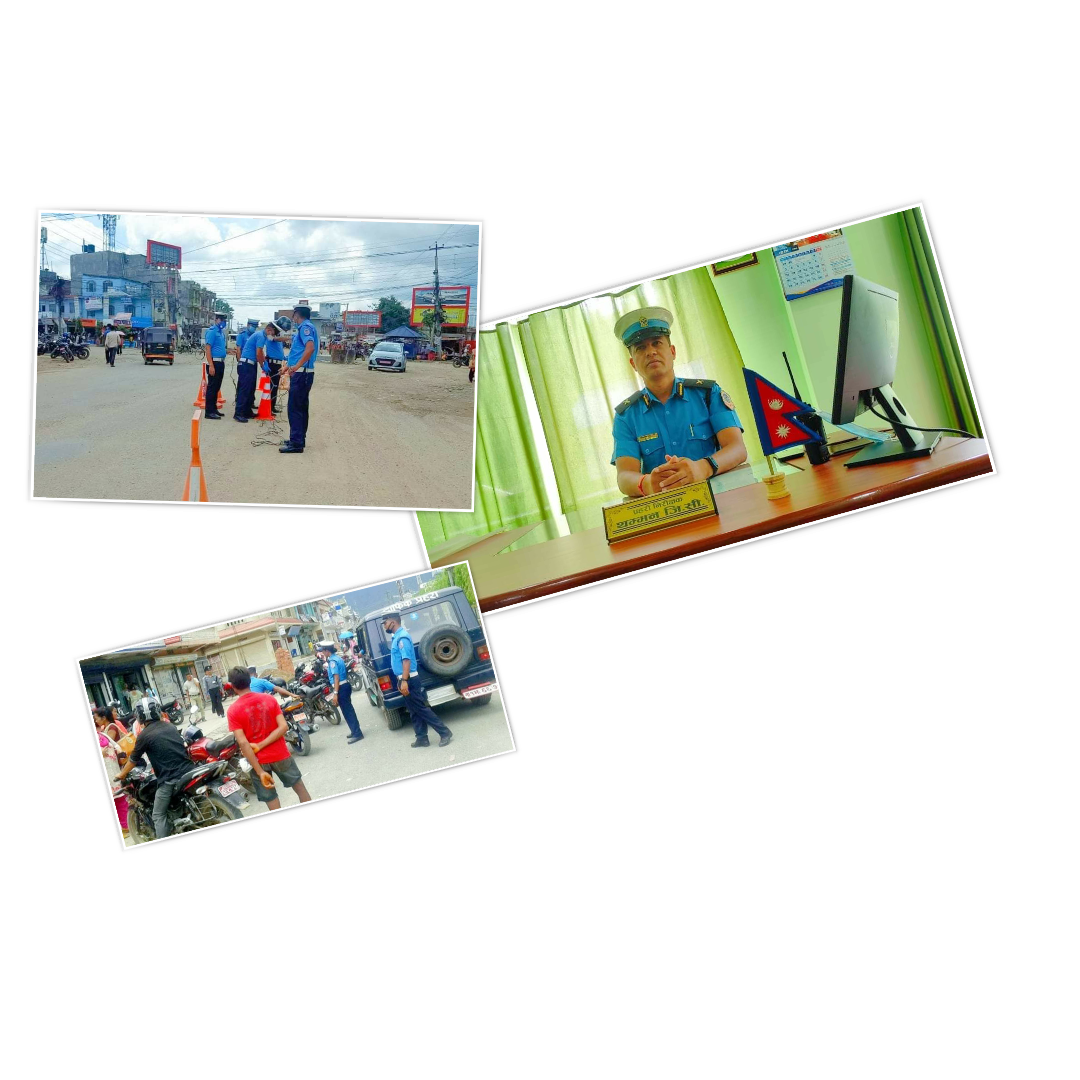 दाङ जिल्ला ट्राफिकले सवारीसाधन पर्किङ ब्यबस्थित गरिदै ट्राफिक प्रमुख : जिसी