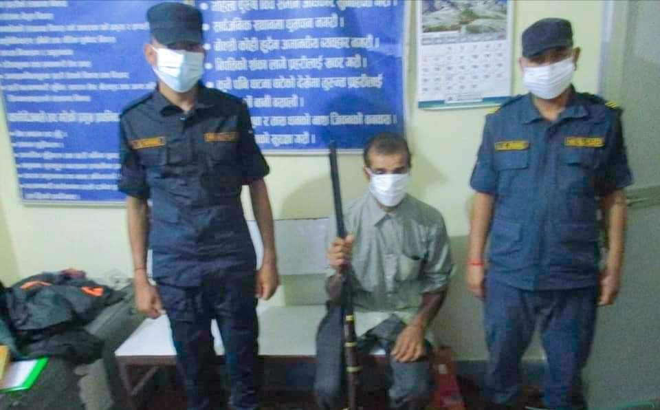 कैलालीमा भरुवा बन्दुुकसहित एकजना पक्राउ