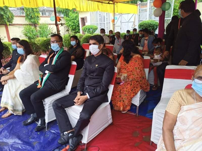 वीरगंजको दूतावास परिसर भित्र भारतको ७५औं स्वतन्त्रता दिवस,