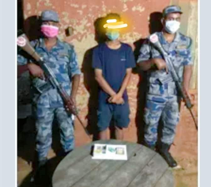 सशस्त्र प्रहरी बर्दियाले ब्राउन सुगरसहित एक जना पक्राउ