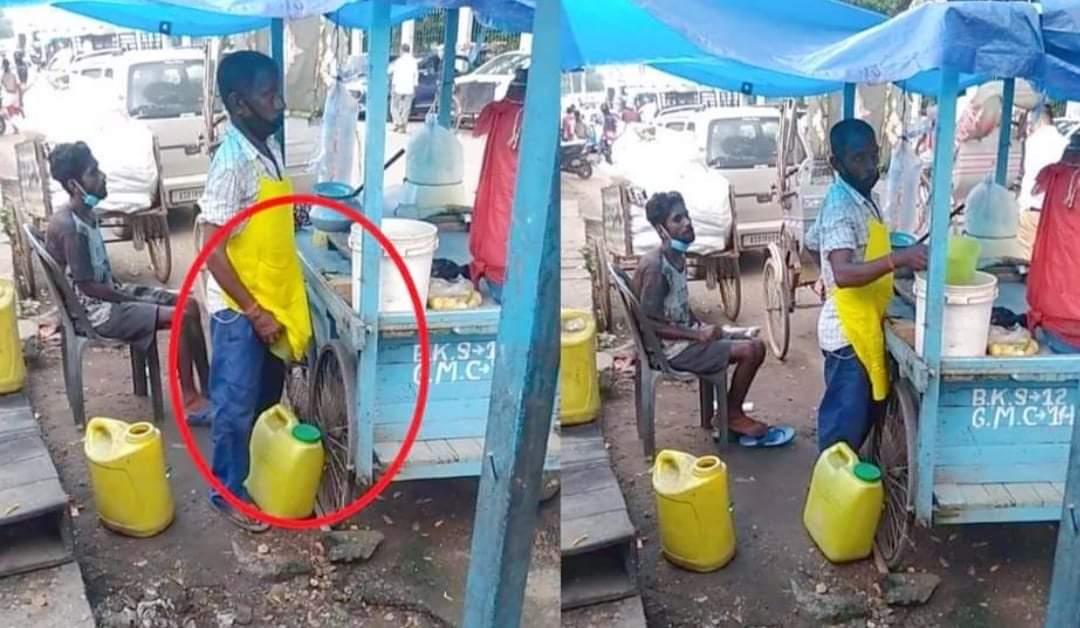 होशियार है पानीपुरीमा पिसाब मिसाएको घटना सार्वजनिक