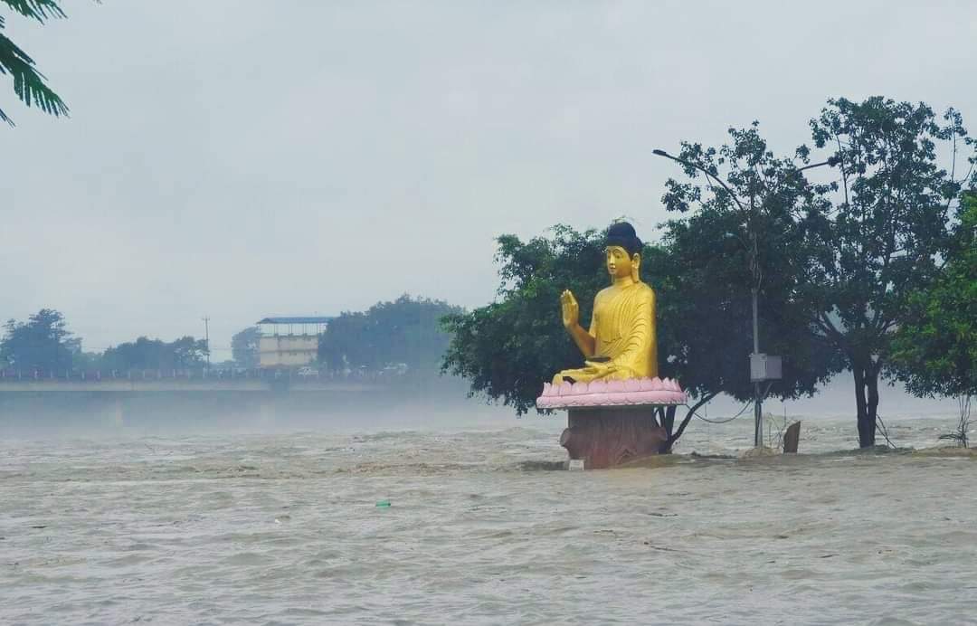 नारायणी नदिले सतर्कता पार गर्यो, उच्च सतर्कता अपनाउन आग्रह