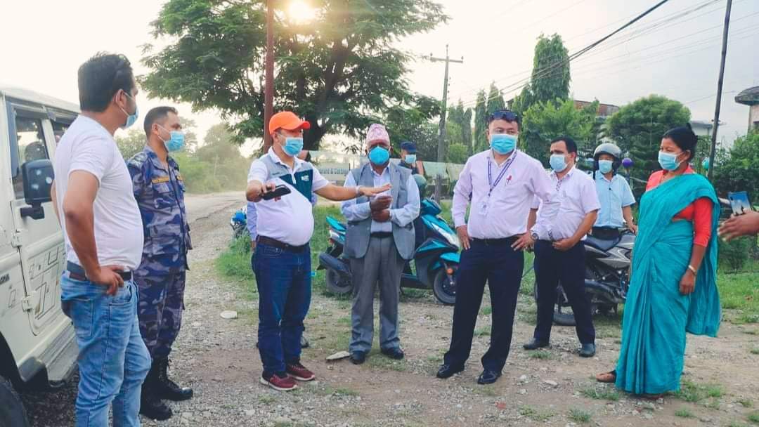 सिडियो कुरुनबाङको नेतृत्वमा जोखीम सडकको तत्काल मर्मतका लागि अनुगमन