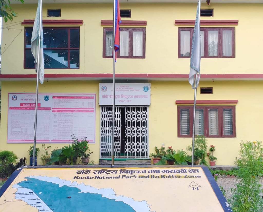 बाँके निकुञ्ज क्षेत्रमा रातको समयमा साइकल मोटरसाइकल पैदल यात्रा गर्न रोक