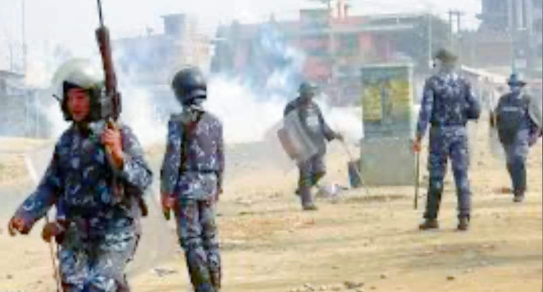 मोतीपुर घटनामा सशस्त्र एसपी सहित ४९ सुरक्षाकर्मी घाइते