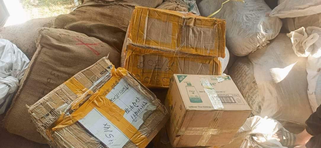 भारतबाट अवैध रुपमा भित्रयाईरहेको ८७ हजारको सामान प्रहरीद्धारा बरामद