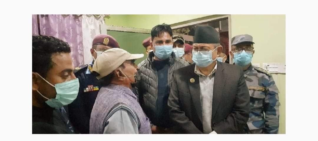 एसएसपी यादवको मृत्यु प्रकरण घटनास्थल पुगे गृहमन्त्री खाण निष्पक्ष अनुसन्धान गर्न निर्देशन