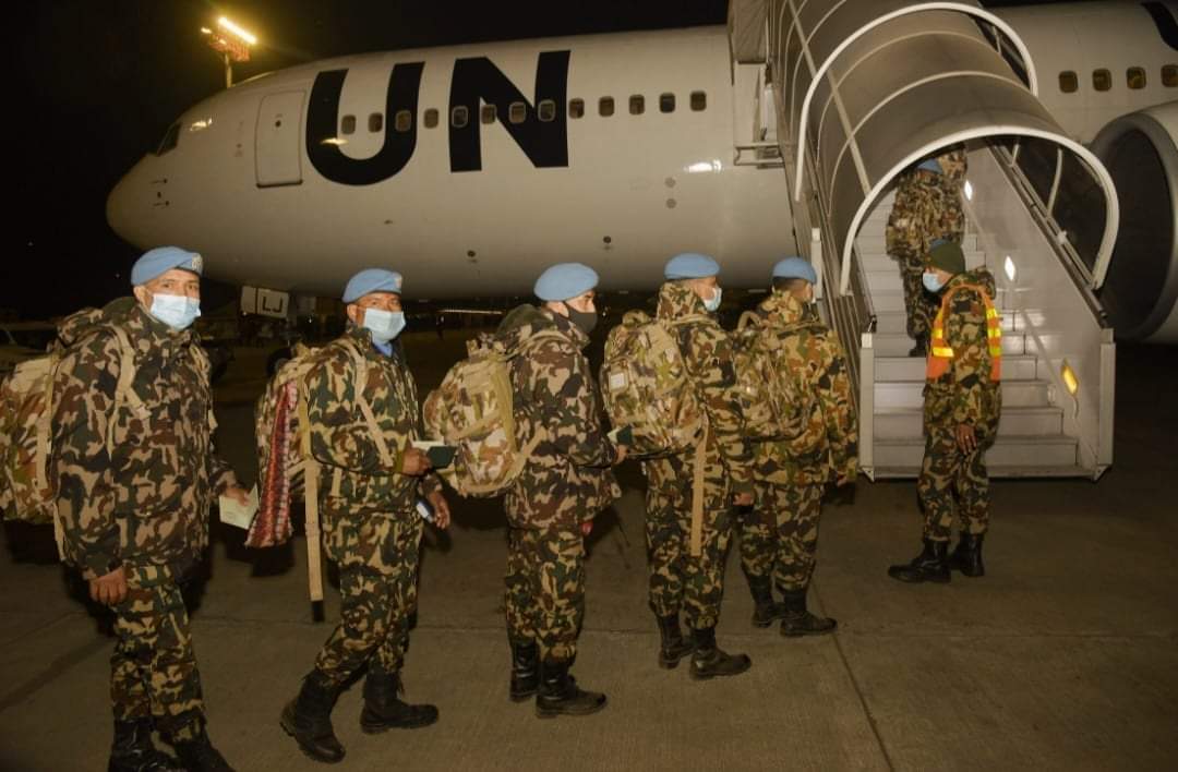 शान्ति सेना मिसनमा नेपाली सेनाको नयाँ कम्पनी परिचालन