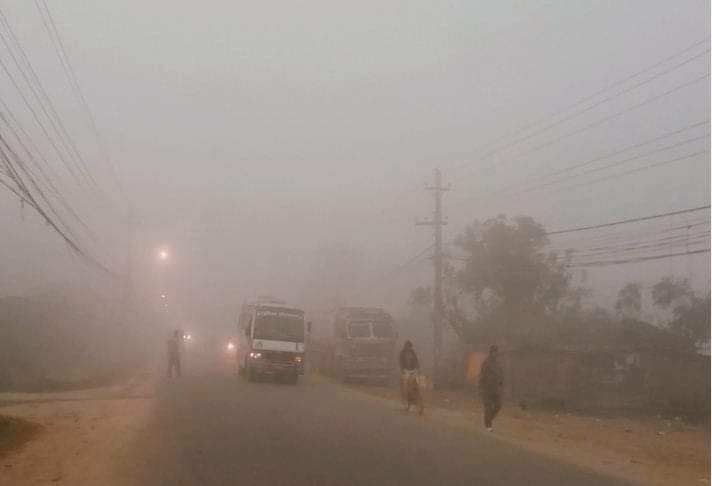 काठमाडाैं सहित मुलुकभर चिसो बढयो तापक्रम काठमाडौंमा ४.३ माइनस सेल्सेस