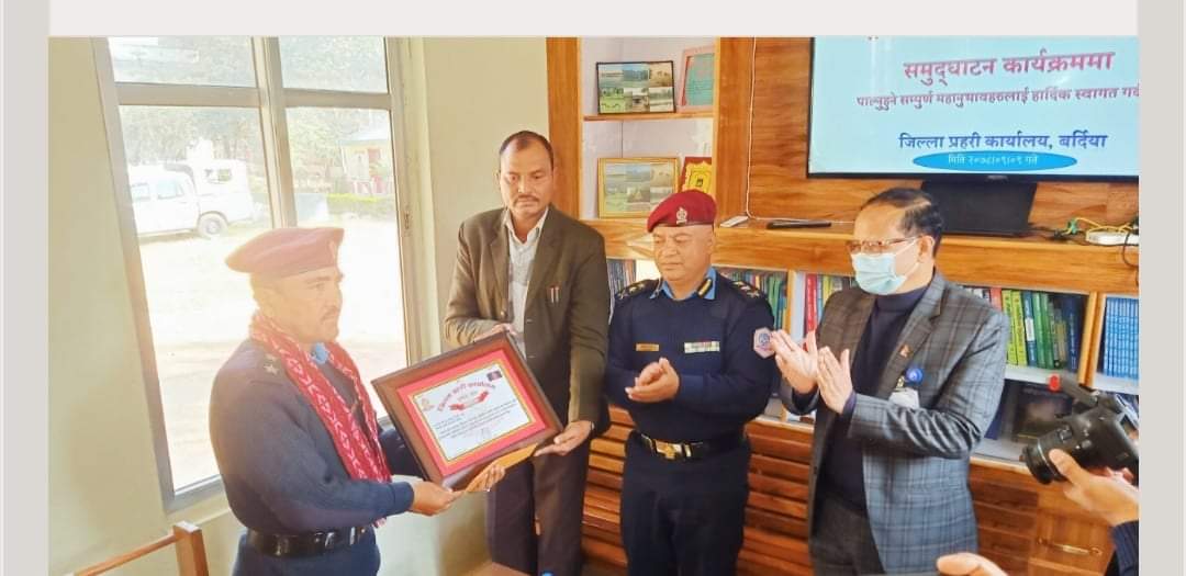 बर्दिया एसपी कार्कीको पहलमा सुबिधा सम्पन्न नागरिक सहायता कक्ष समुद्‌घाटन