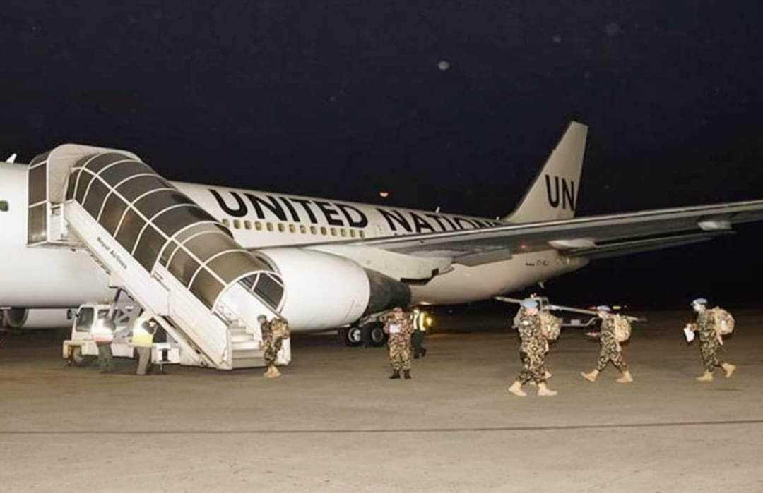 शान्ति सेनाको २८ औँ डफ्फाको पहिलो टोली कङ्गो प्रस्थान