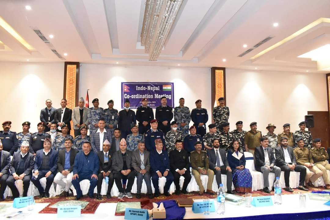 नेपाल र भारतका १५ जिल्लाका सुरक्षा अधिकारीको बैठक नेपालगन्जमा सम्पन्न