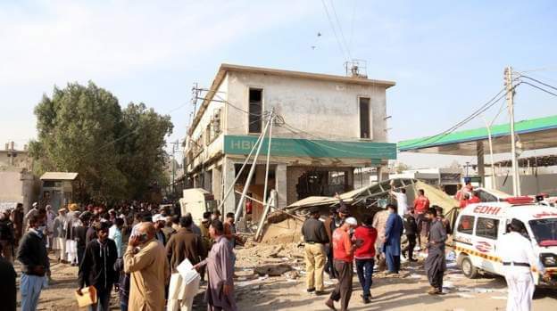 पाकिस्तानको राजधानी बैंकभित्र विष्फोट १४ जनाको मृत्यु