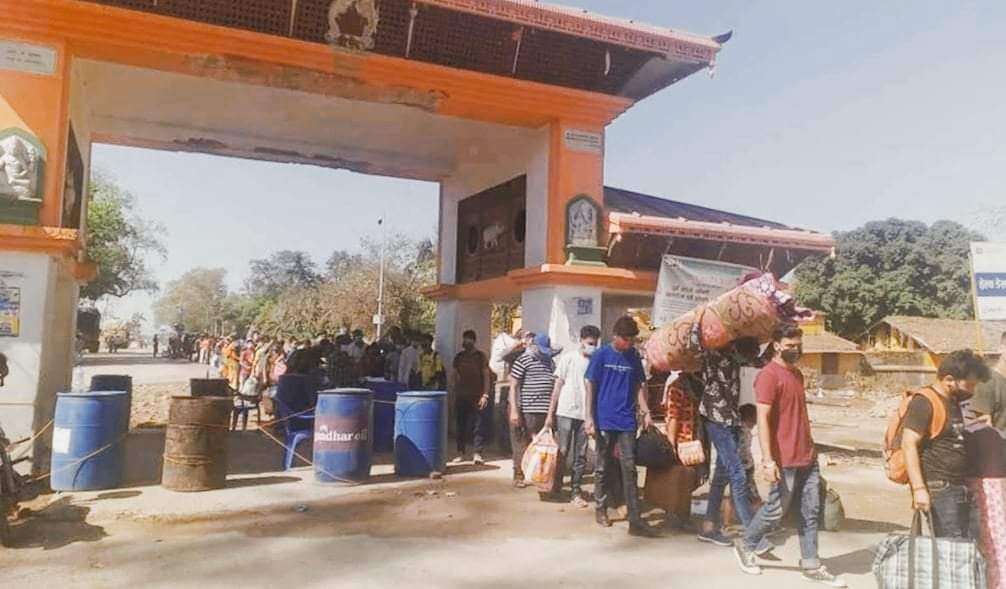 सिमा नाकामा घट्यो भारतबाट नेपाल फर्किनेको चाप