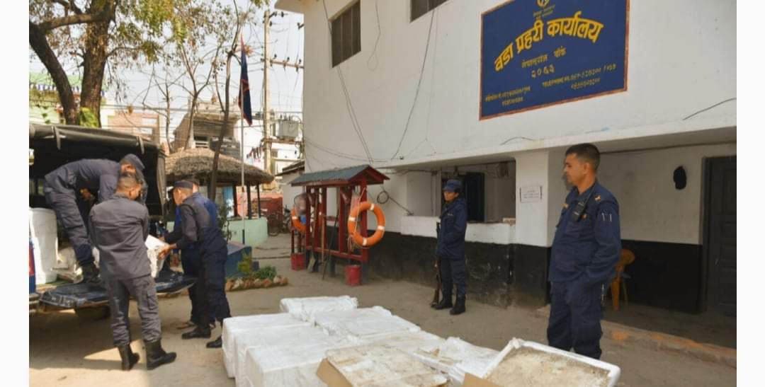 वडा प्रहरी निरीक्षक खड्काको कमान्डमा ३ लाख बढी हाँस र कुखुराको मासु पक्राउ