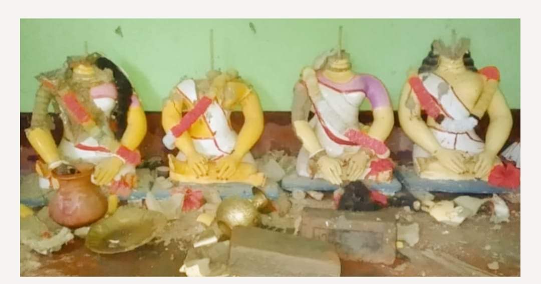 क्यानडाको हिन्दु मन्दिरहरुमा तोडफोड