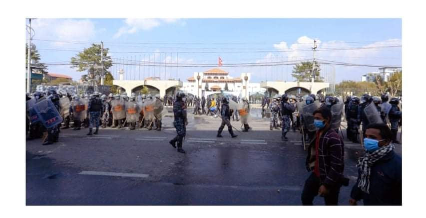 ६ राजनीति दलको एमसीसीविरुद्ध आइतबार संसद भवन घेर्ने तयारी