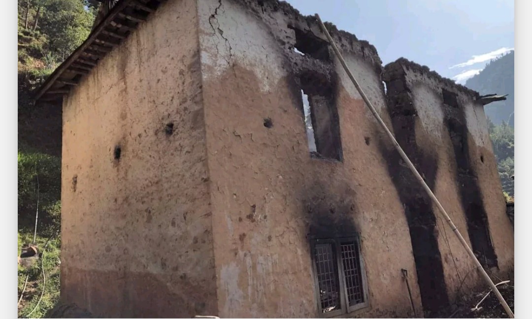 घरमा आगलागी हुँदा एक जनाको मृत्यु