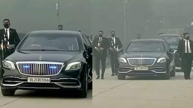 भारतका प्रधानमन्त्री नरेन्द्र मोदीले प्रयोग गर्ने गाडी गौतमबुद्ध लुम्बिनी अन्तर्राष्ट्रिय विमानस्थल ल्याइयो