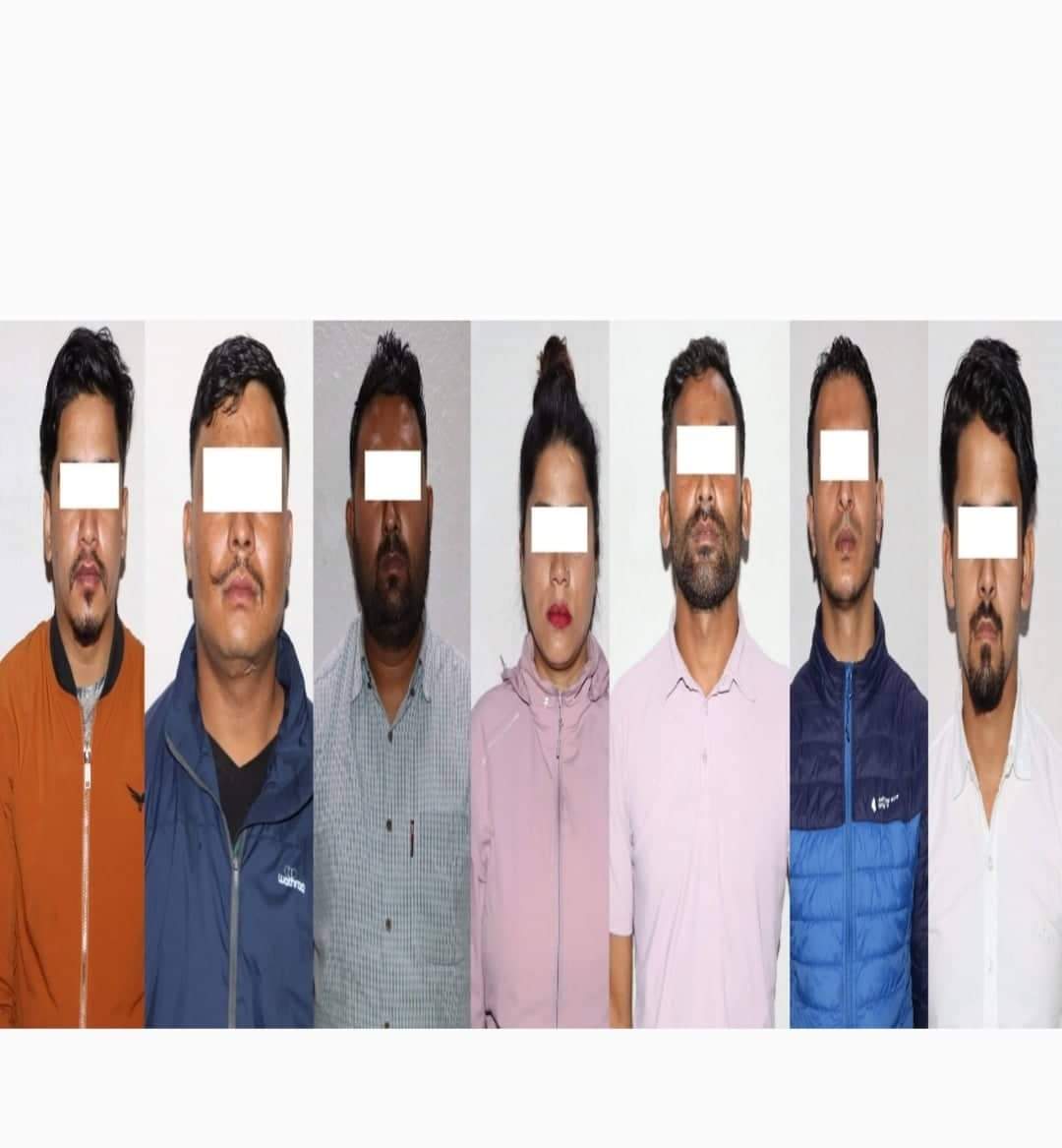 अपराध अनुसन्धान प्रहरीले धम्की दिएर ७ करोड माग गर्ने ७ जना पक्राउ