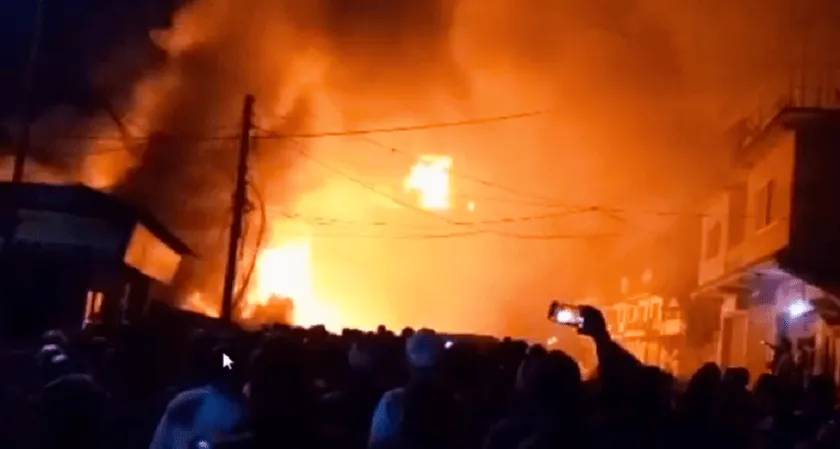 आगलागी हुँदा दाङमा ५ लाख बराबरको समान जलेर नष्ट