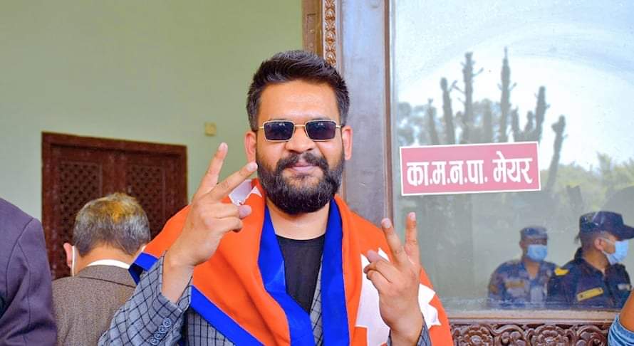 काठमाडौंमा बालेन शाहकाे अग्रता कायम,