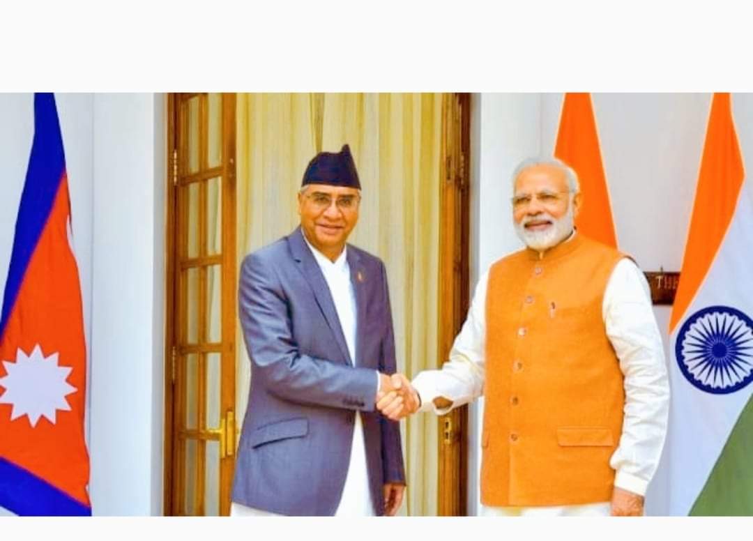 नेपाल र भारत जलविद्युत् विकास केन्द्रित हुने दुबै देशको प्रधानमन्त्री बीच सहमति