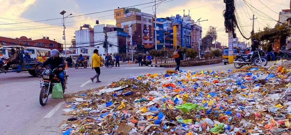 हप्तादेखि काठमाडौंमा फोहोर थुप्रियो
