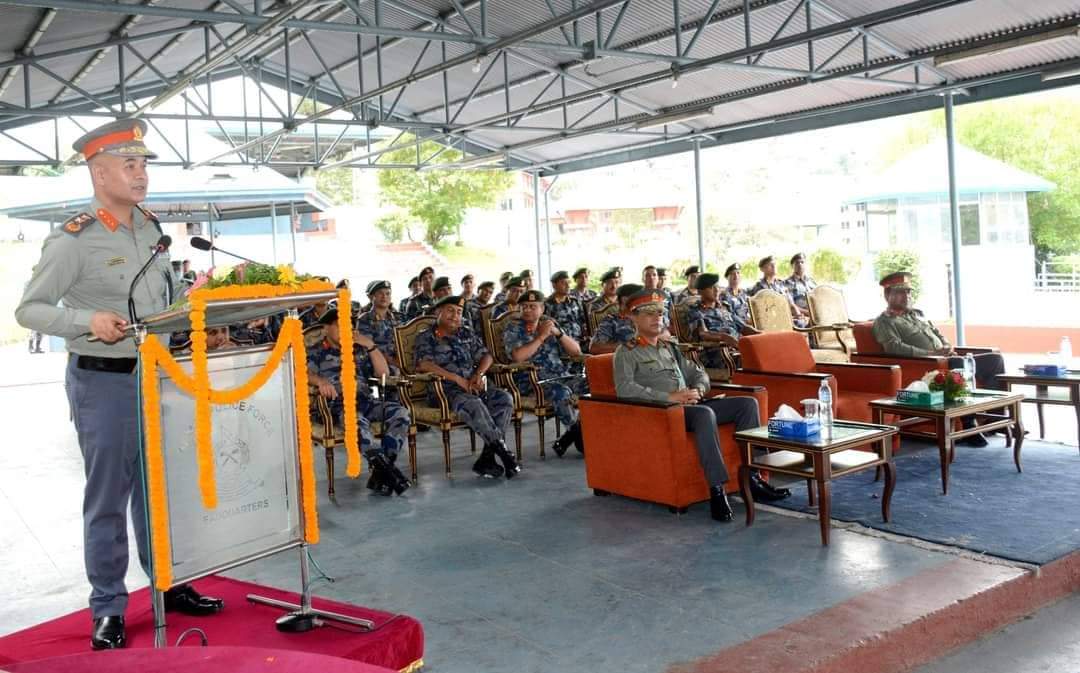 सशस्त्र प्रहरीका ३९ जना एसपीहरुले लगाए दर्ज्यानी (फूली) चिन्ह