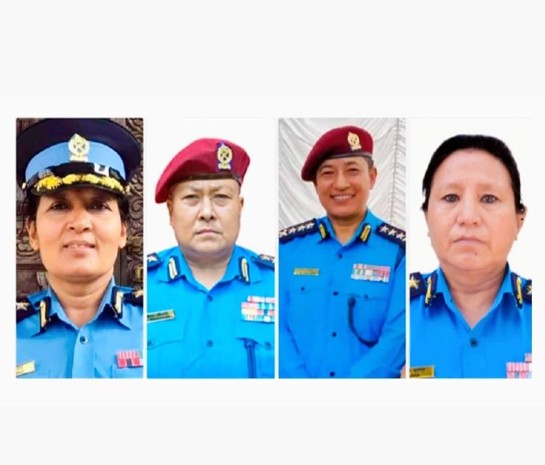 नेपाल प्रहरीमा नयाँ इतिहास ४ महिला एकैपटक डीआईजीमा बढुवा
