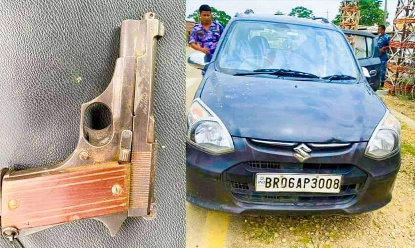 सशस्त्र प्रहरीले अमेरिकन पेस्तोल र गोलीसहित ३ भारतीय नागरिक पक्राउ