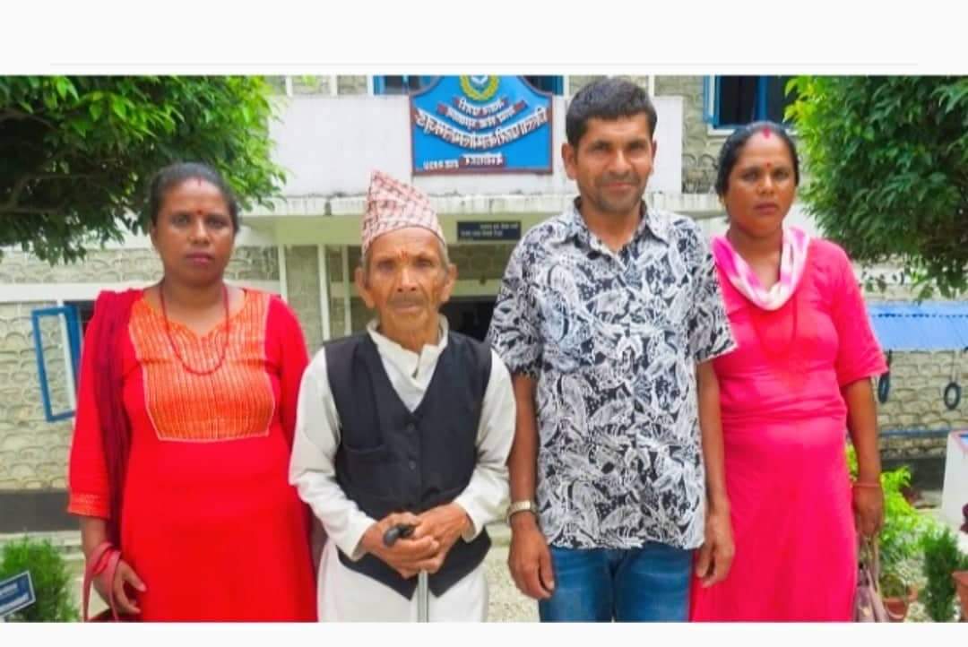 लमजुङका २७ वर्षदेखि बेपत्ता एक पुरुषको भारतबाट उद्धार