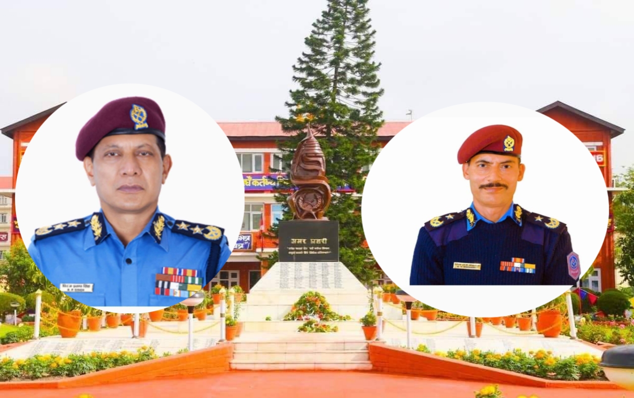 एआईजी पोखरेलले आईजिपी सिंहलाई राजीनामा बुझाएर बाहिर निस्के